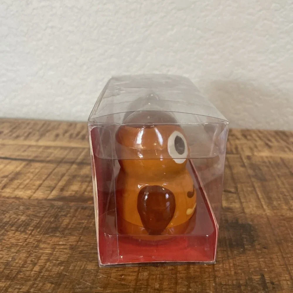 Owl Salt & Pepper Shakers Ceramic by Boston Warehouse Retro Fall Harvest Friends